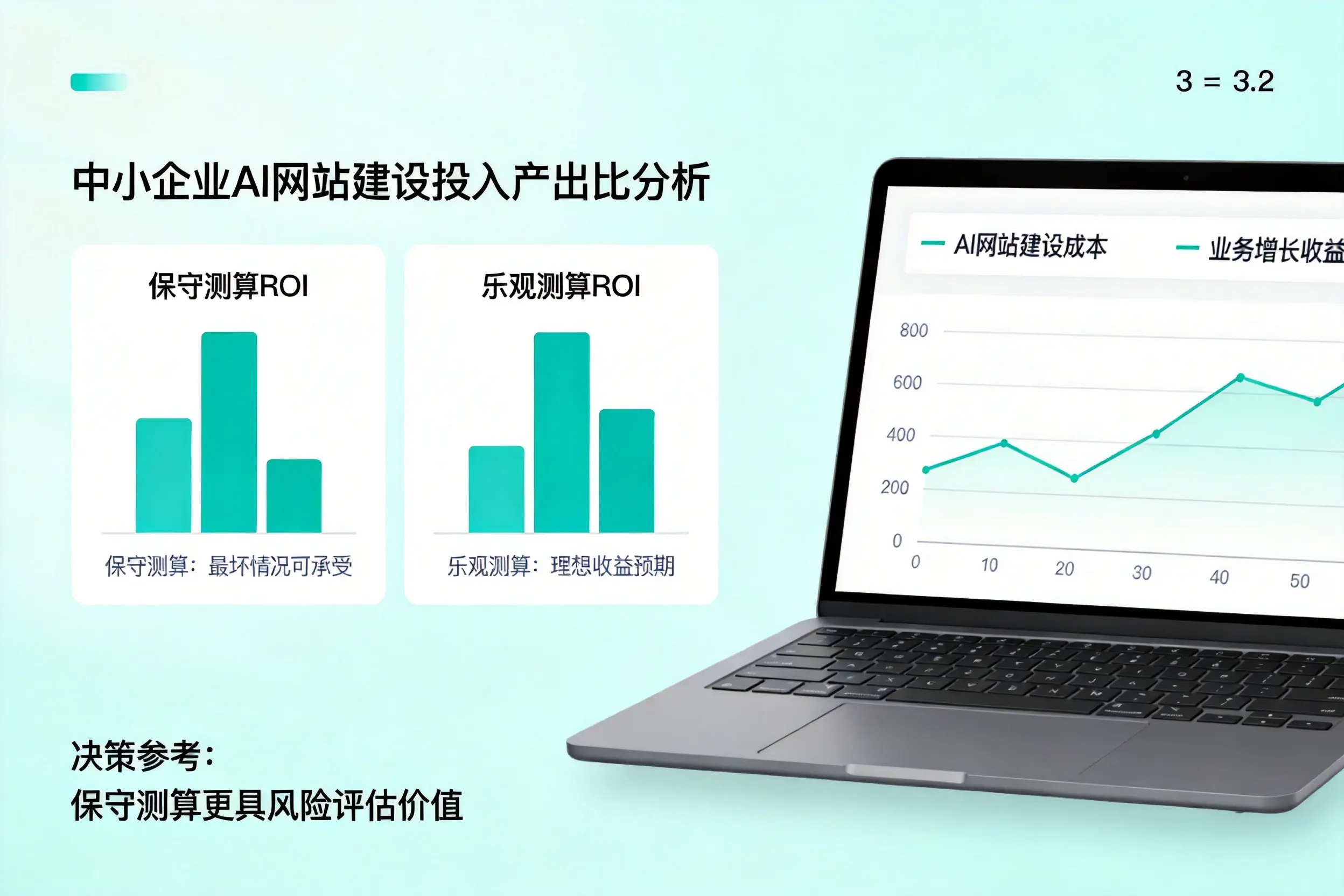 乐山中小企业AI网站建设投入产出比怎么算？先看这份分析