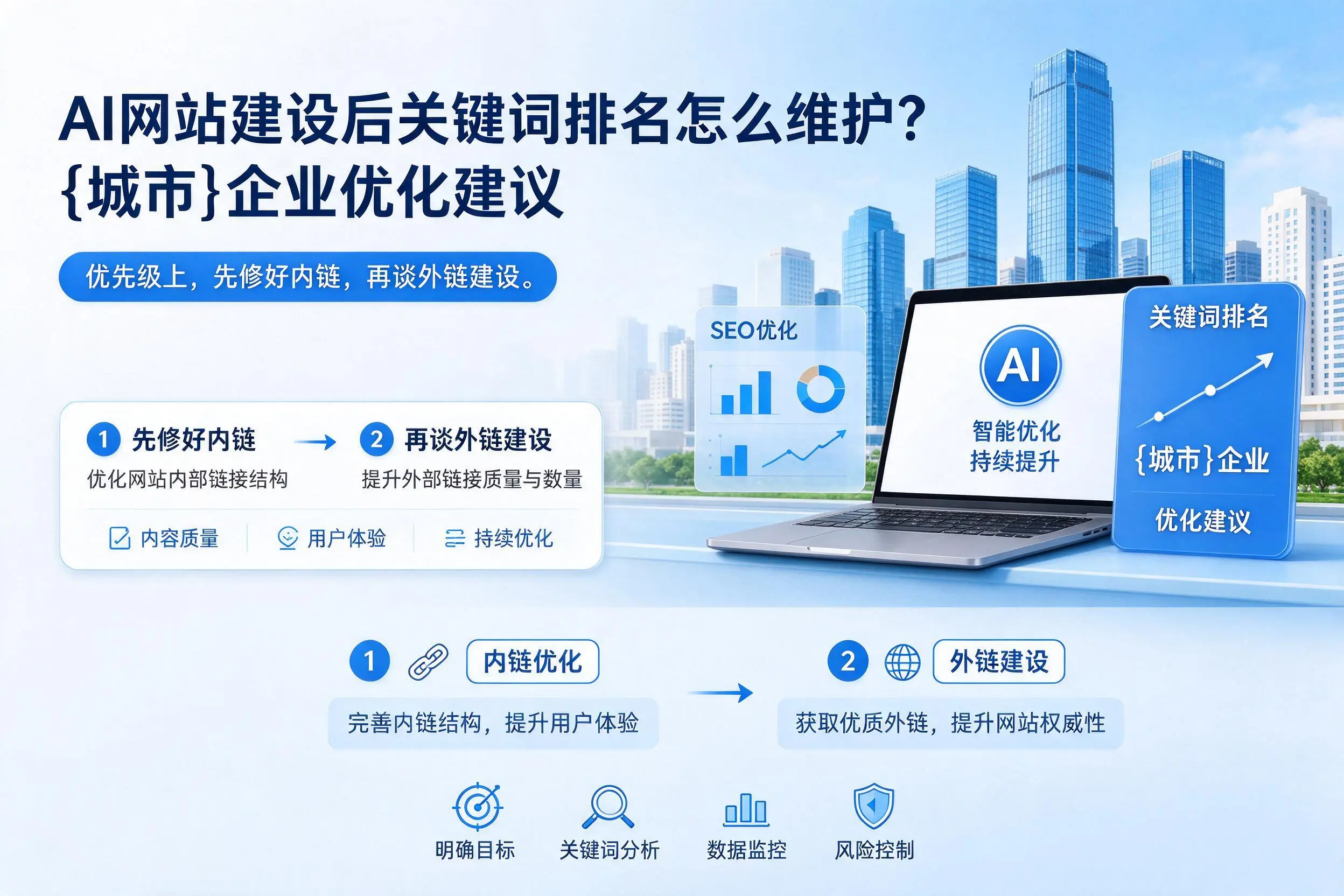 AI网站建设后关键词排名怎么维护？乐山企业优化建议